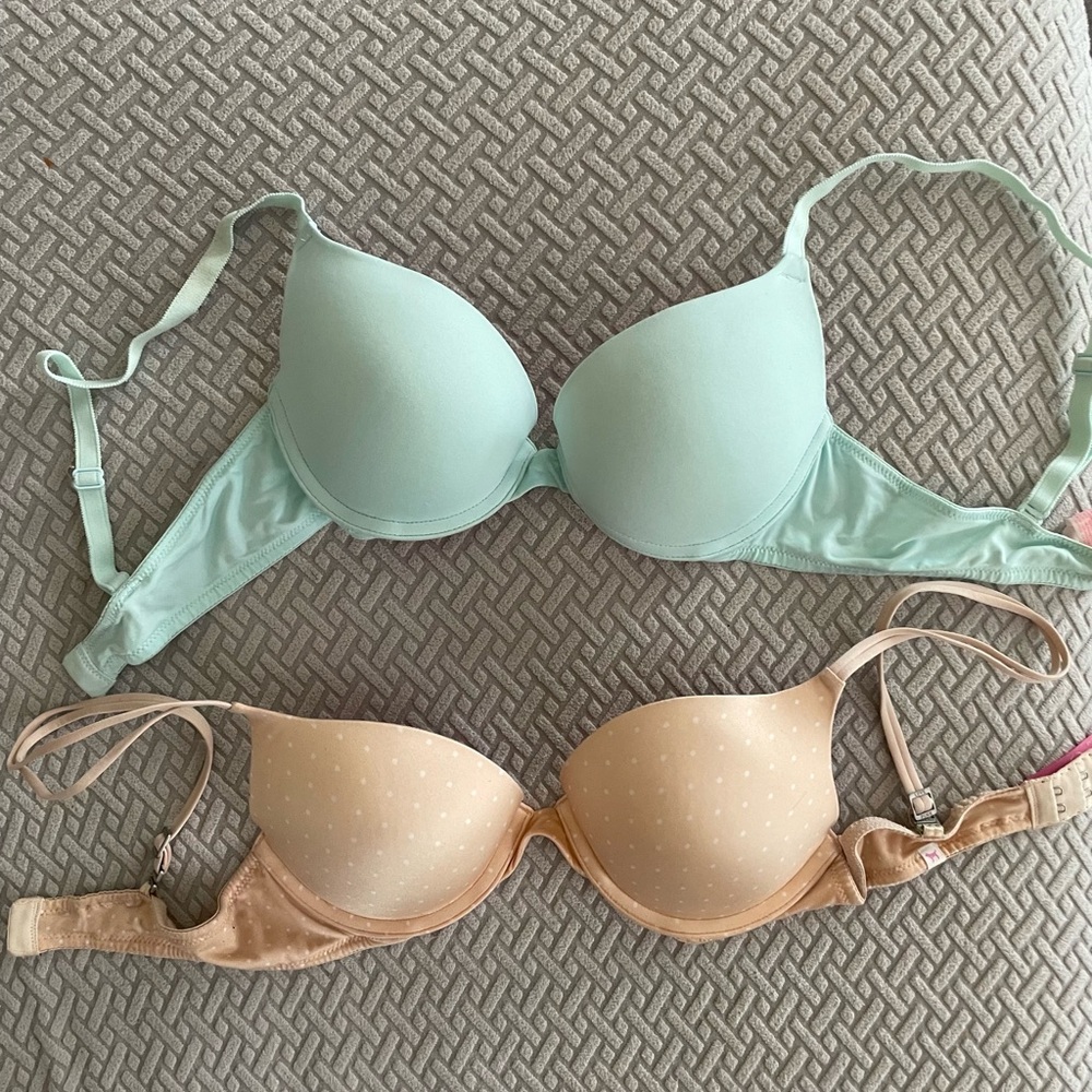 Victoria’s Secret Bra Set - Mint Green and Beige Bras